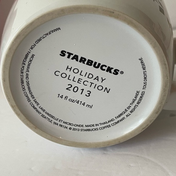 2013 Starbucks Coffee Mug Collectors Cup - Picture 3 of 3